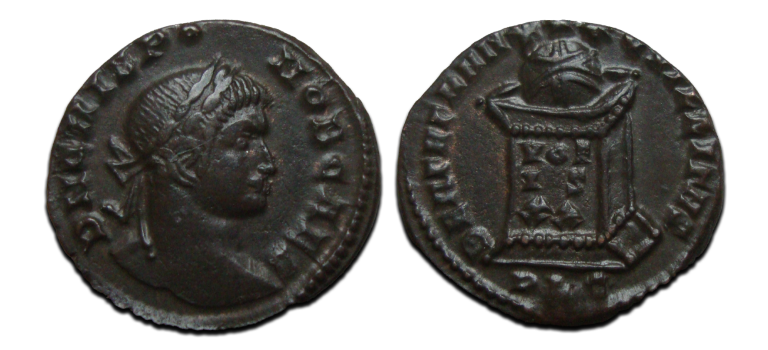 CRISPUS - BEATA TRANQVILLITAS! LYONS  very rare (N2565)