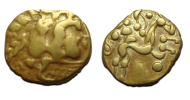 Belgische Kelten - gouden stater  Ambiani 6,5 gram!  (N2572)