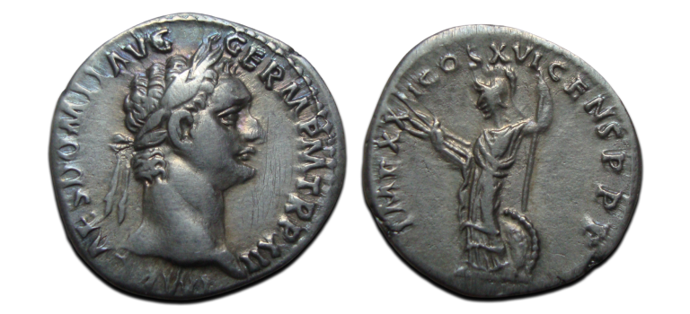 Domitianus - denarius Minerva  (N2578)