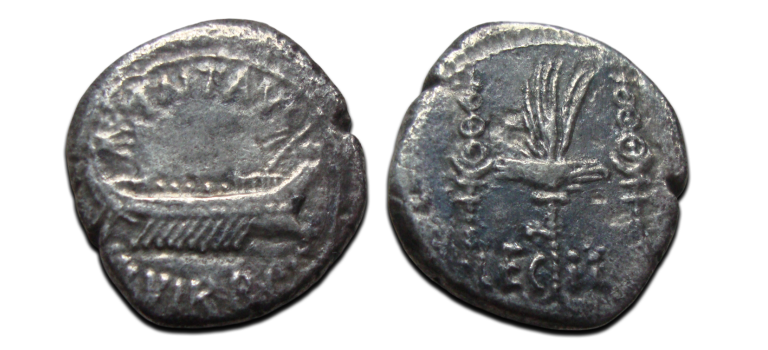 MARC ANTONY - denarius LEG II  (N2586)