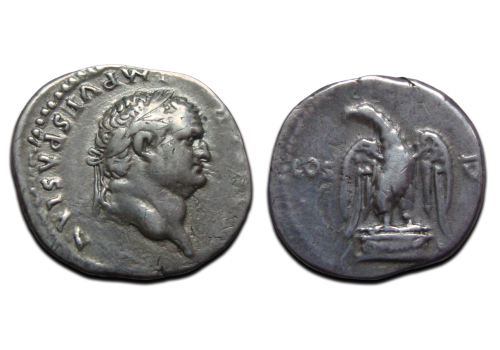Titus - denarius Eagle (N2588) Titus - denarius Eagle (N2588)