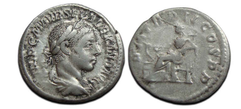 Severus Alexander - Salus denarius  (N2595)