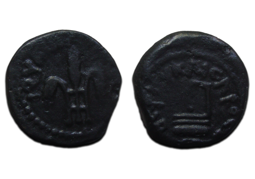 JUDAEA - Jerusalem Prutah Pontius Pilate (02411)