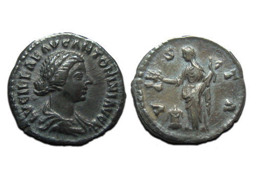 Lucilla - denarius VESTA (O25101) Lucilla - denarius VESTA (O25101)