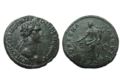 Nerva - As FORTUNA AVGVST prachtig! (O25109)