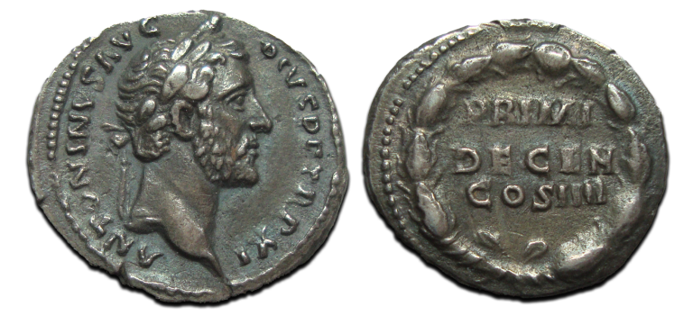 Antoninus Pius - DECENNALES uitgave schaarse en prachtige munt! (O25110) Antoninus Pius - DECENNALES uitgave schaarse en prachtige munt! (O25110)