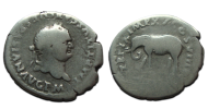 Titus - denarius Olifant geslagen ter viering van het Colosseum! (O25113)