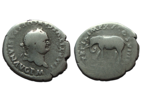 Titus - denarius Elephant! (O25113) Titus - denarius Elephant! (O25113)