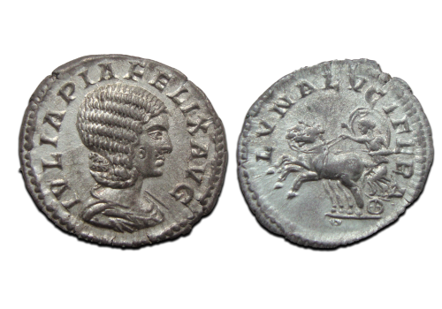 Julia Domna - LVNA LVCIFERA antoninianus zeldzaam! (O25120)