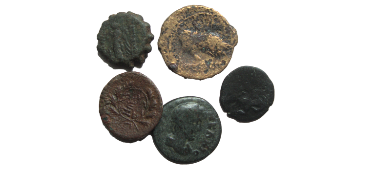 Special offer -  5 Greek coins (O2525)