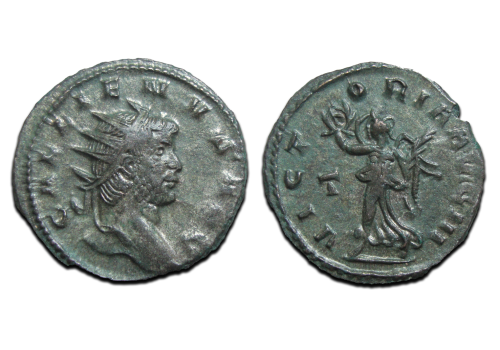 Gallienus -  VICTORIA AVG III  mooi! (O2564)