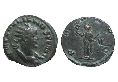 Gallienus -  PAX AVG, zeldzaam! (O2565)