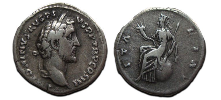 Antoninus Pius - Italia denarius rare (O2572)