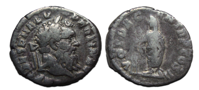Pertinax - denarius Offerende Keizer zeldzaam RR! (O2580)
