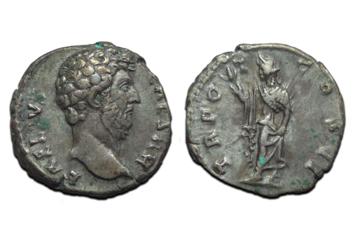 Aelius  - zeldzame Caesar SPES denarius (02597)