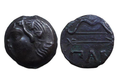 Greek coins - Pan with bow and arrow (O2602) Greek coins - Pan with bow and arrow (O2602)