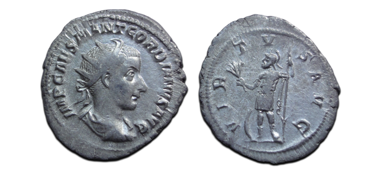 Gordianus III - VIRTVS AVG (O2603) Gordianus III - VIRTVS AVG (O2603)