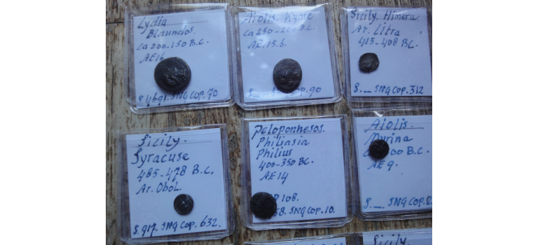 Aanbieding -  15 Antieke munten  (O2606)