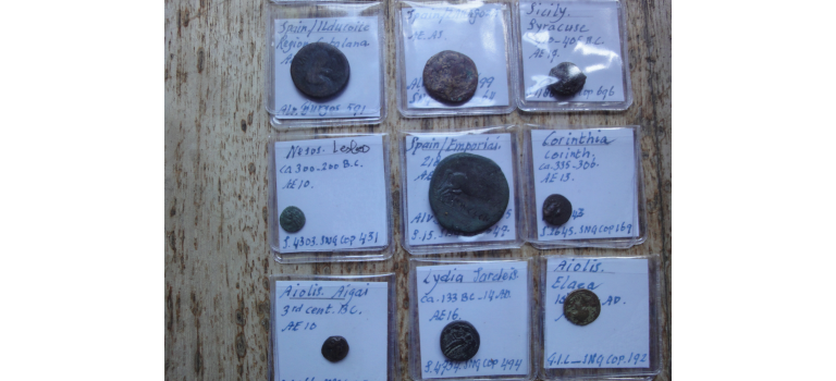 Aanbieding -  15 Antieke munten  (O2606)