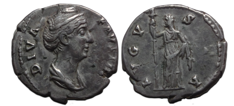 Faustina I - CERES denarius  (O26103)