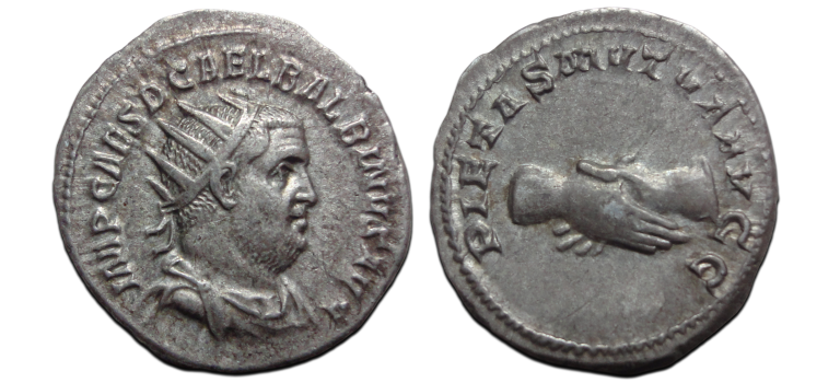 Balbinus - PIETAS Rare Emperor! (O26107) Balbinus - PIETAS Rare Emperor! (O26107)