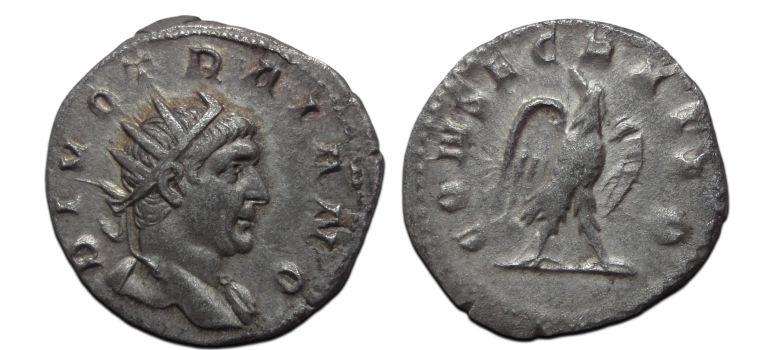 DIVO TRAIANO zeldzaam en gewild! GESLAGEN ONDER TRAJAN DECIUS (O2611) DIVO TRAIANO zeldzaam en gewild! GESLAGEN ONDER TRAJAN DECIUS (O2611)