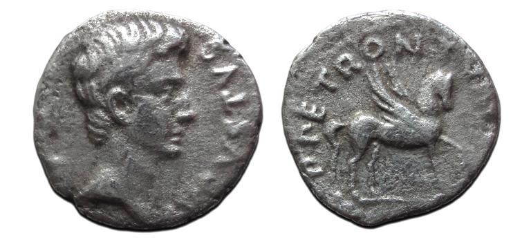 Augustus - Pegasus denarius (O2612) Augustus - Pegasus denarius (O2612)