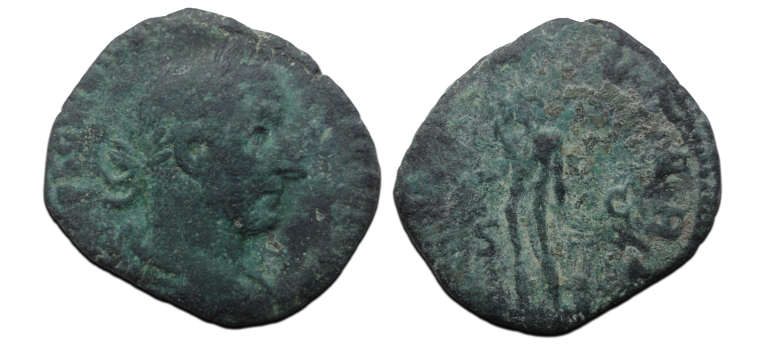 Trebonianus Gallus - sestertius Apollo (O2631) Trebonianus Gallus - sestertius Apollo (O2631)