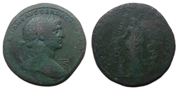 Trajanus - Sestertius Abundantia (O2633)