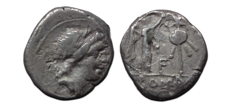 Roman republic - quinarius 81 BC (O2638) Roman republic - quinarius 81 BC (O2638)