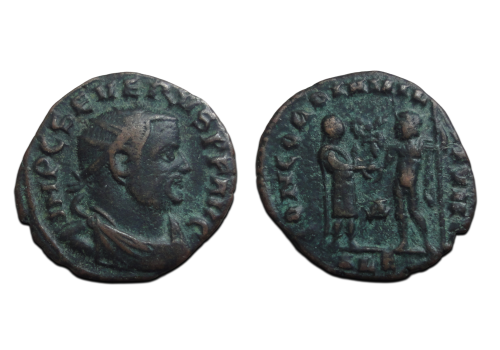 Severus II - Concordia Severus als Augustus ZELDZAAM (O2641) Severus II - Concordia Severus als Augustus ZELDZAAM (O2641)