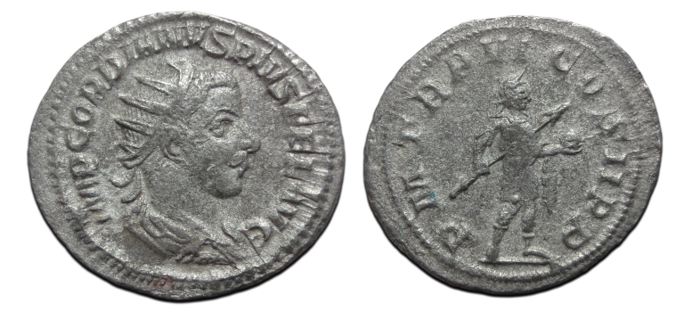 Gordianus III - Keizer met Globus (O2655) Gordianus III - Keizer met Globus (O2655)