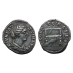Faustina jr - denarius Consecratio pauw voor troon (O2661)