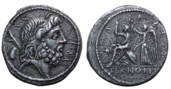 Romeinse republiek - NONIUS SUFENAS denarius (O2662)