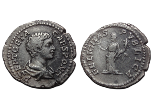 Geta - FELICITAS PVBLICA denarius (O2672) Geta - FELICITAS PVBLICA denarius (O2672)