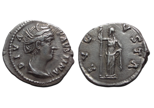 Faustina I - CERES denarius (O2673) Faustina I - CERES denarius (O2673)