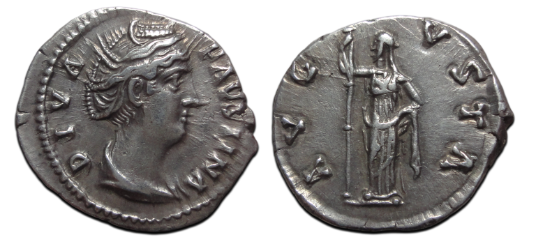 Faustina I - CERES denarius (O2673) Faustina I - CERES denarius (O2673)