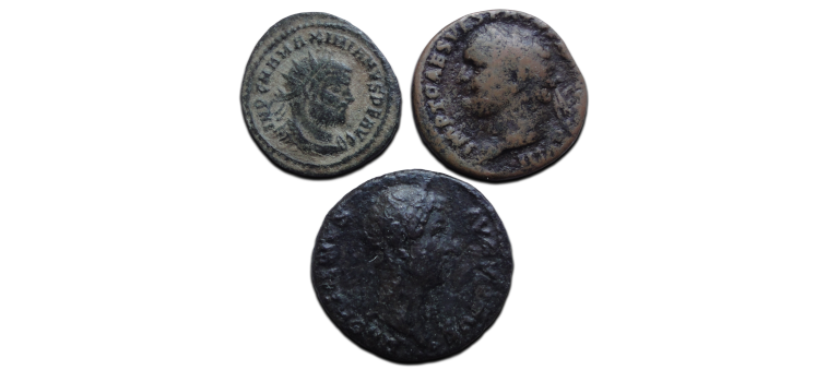 Aanbieding - Titus, Hadrianus en Maximianus (O2677) Aanbieding - Titus, Hadrianus en Maximianus (O2677)