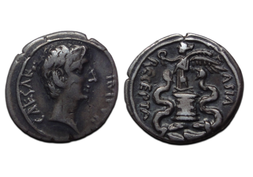 Augustus - quinarius Asia recepta (O2680)