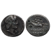 Roman republic - fourree denarius Piso Frugi 90 BC (O2688)