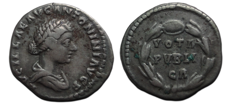 Lucilla - denarius VOTA PVBLICA schaars (O2692) Lucilla - denarius VOTA PVBLICA schaars (O2692)