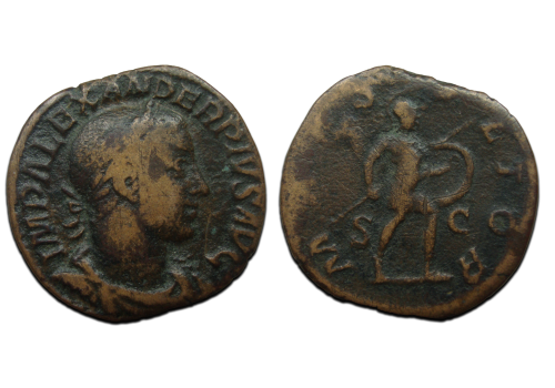Severus Alexander - Sestertius Mars Vltor (S2474) Severus Alexander - Sestertius Mars Vltor (S2474)