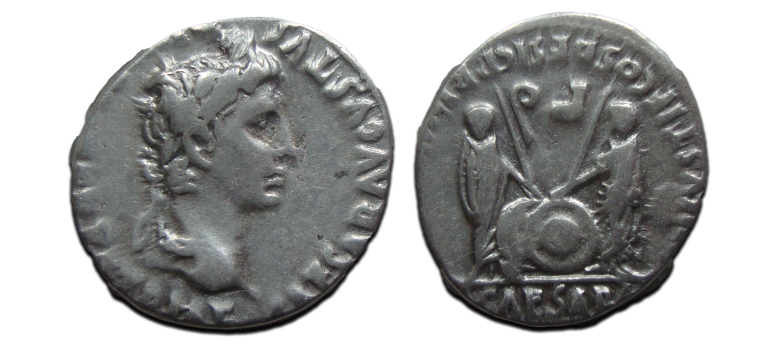 Augustus - denarius Caius en Lucius  (S25104)