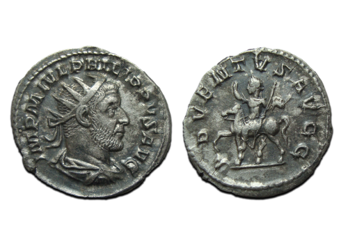 Philippus I - ADVENTUS keizer op paard (S25117) Philippus I - ADVENTUS keizer op paard (S25117)