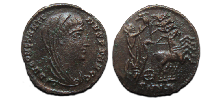 Divus Constantijn de Grote - Vierspan met hand van god! (S25130)