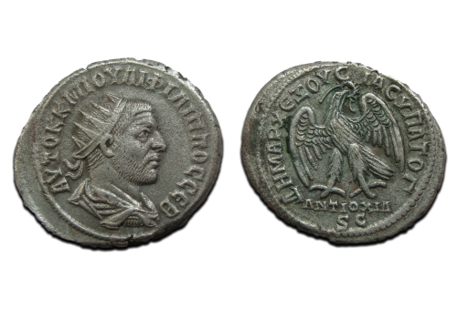 Philippus I - Tetradrachme Adelaar ,mooi! (S2527) Philippus I - Tetradrachme Adelaar ,mooi! (S2527)