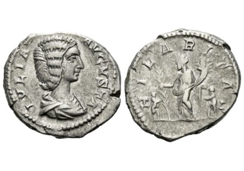 Julia Domna - HILARITAS denarius (S2532)
