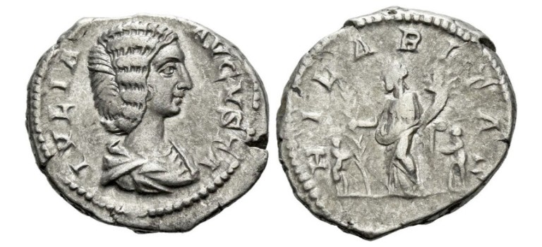 Julia Domna - HILARITAS denarius (S2532)
