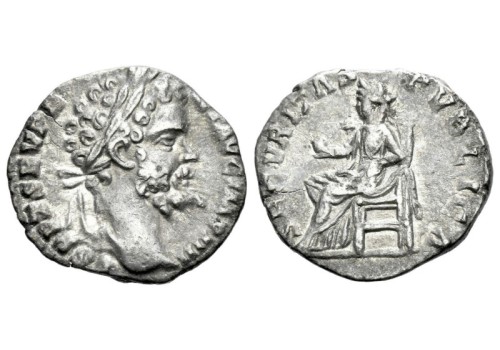 Septimius Severus - denarius SECURITAS schaars!  (S2533)