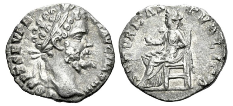 Septimius Severus - denarius SECURITAS schaars!  (S2533)